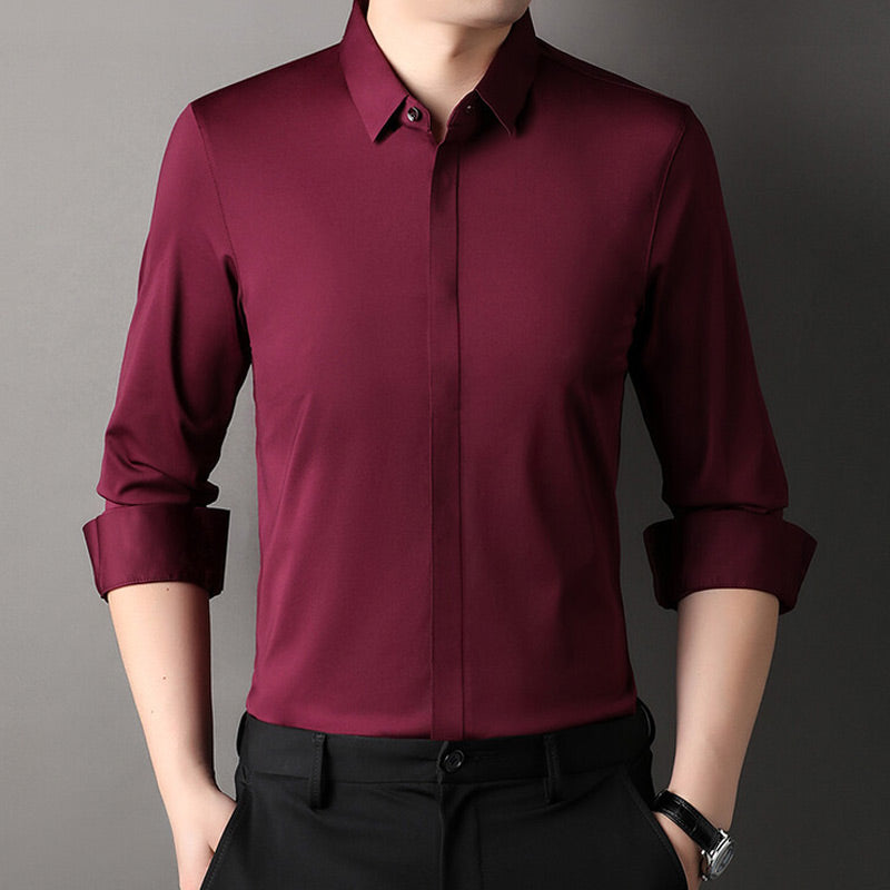 Pietro | Camisa elástica antiarrugas para hombre