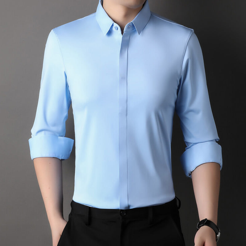 Pietro | Camisa elástica antiarrugas para hombre