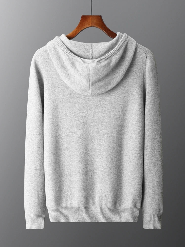 Sirlus - Sudadera con capucha de lana merina
