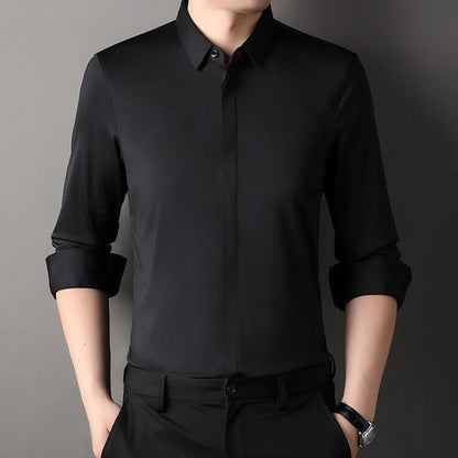 Pietro | Camisa elástica antiarrugas para hombre