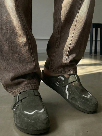 Zuecos de diseño ondulado