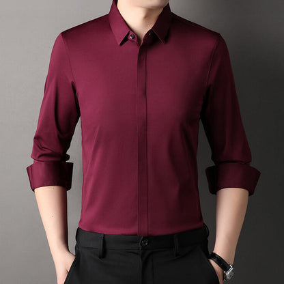 Pietro | Camisa elástica antiarrugas para hombre