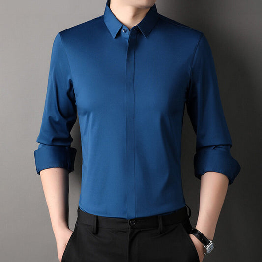 Pietro | Camisa elástica antiarrugas para hombre