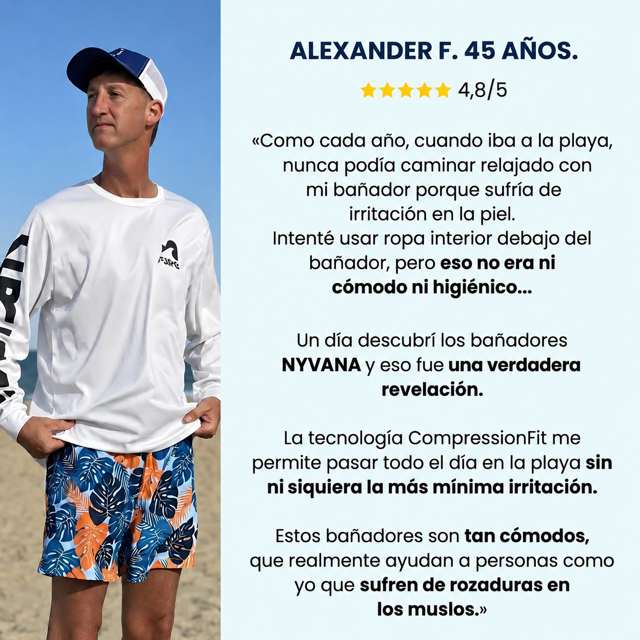 OLAS ARDIENTES | Bañador para Hombre