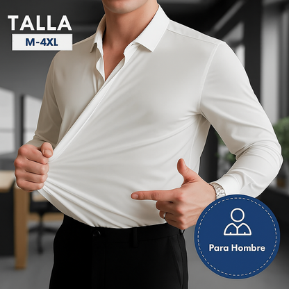 Pietro | Camisa elástica antiarrugas para hombre