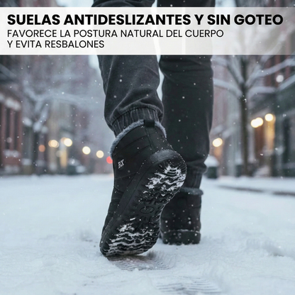 Fusswohl - Zapatos de Invierno Cómodos, impermeables, ergonómicos y antideslizantes