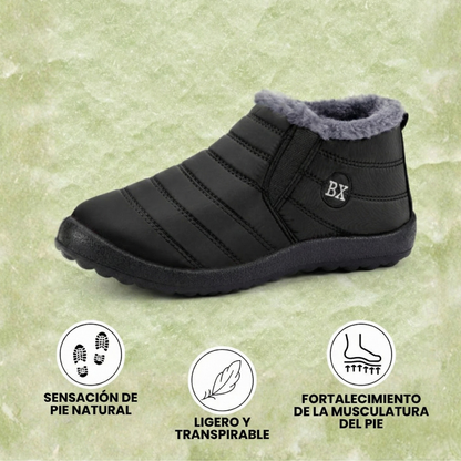 Fusswohl - Zapatos de Invierno Cómodos, impermeables, ergonómicos y antideslizantes