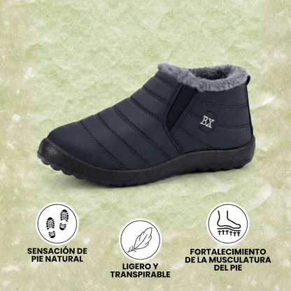 Fusswohl - Zapatos de Invierno Cómodos, impermeables, ergonómicos y antideslizantes
