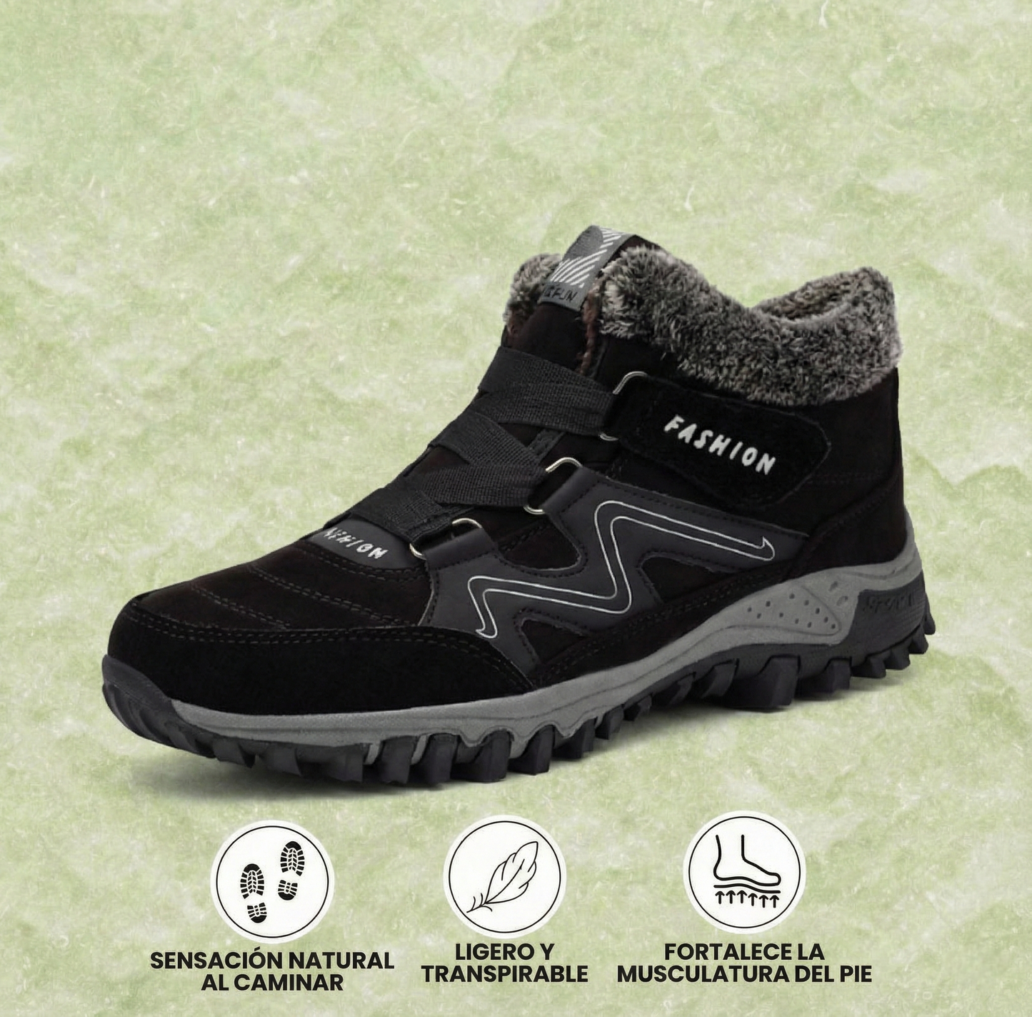 OrthoFit Winter: Zapato ergonómico, impermeable y antideslizante para aliviar el dolor.