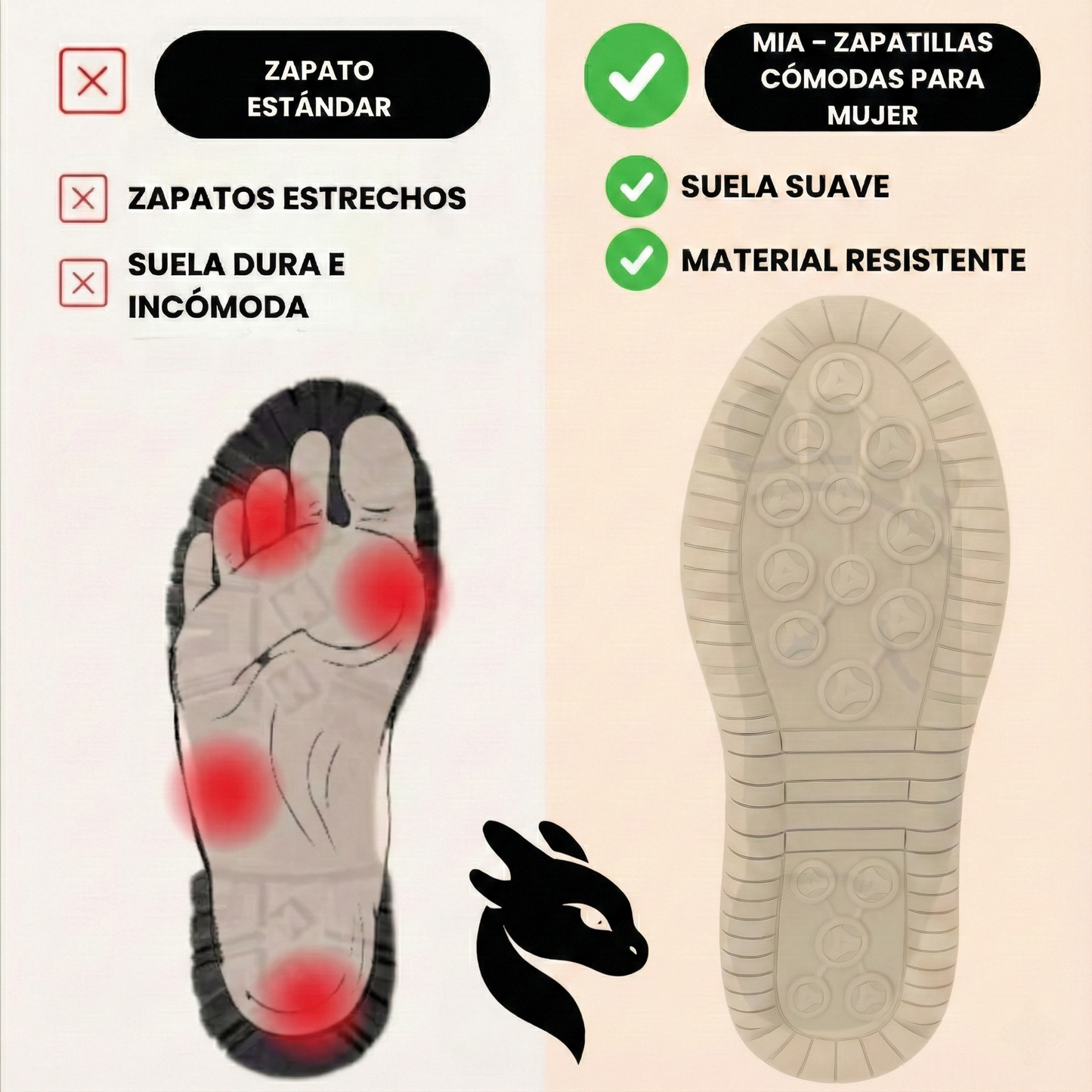 Mia – Zapatillas cómodas para mujer