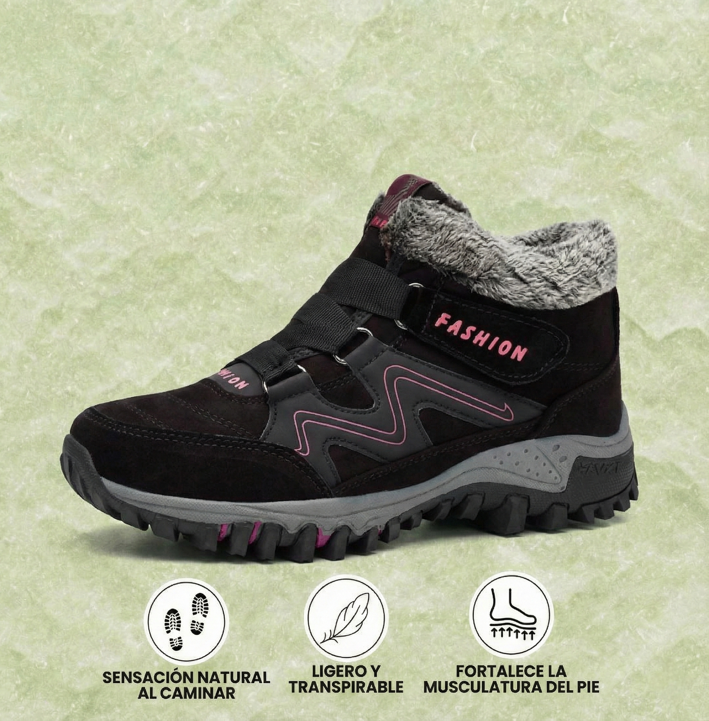 OrthoFit Winter: Zapato ergonómico, impermeable y antideslizante para aliviar el dolor.