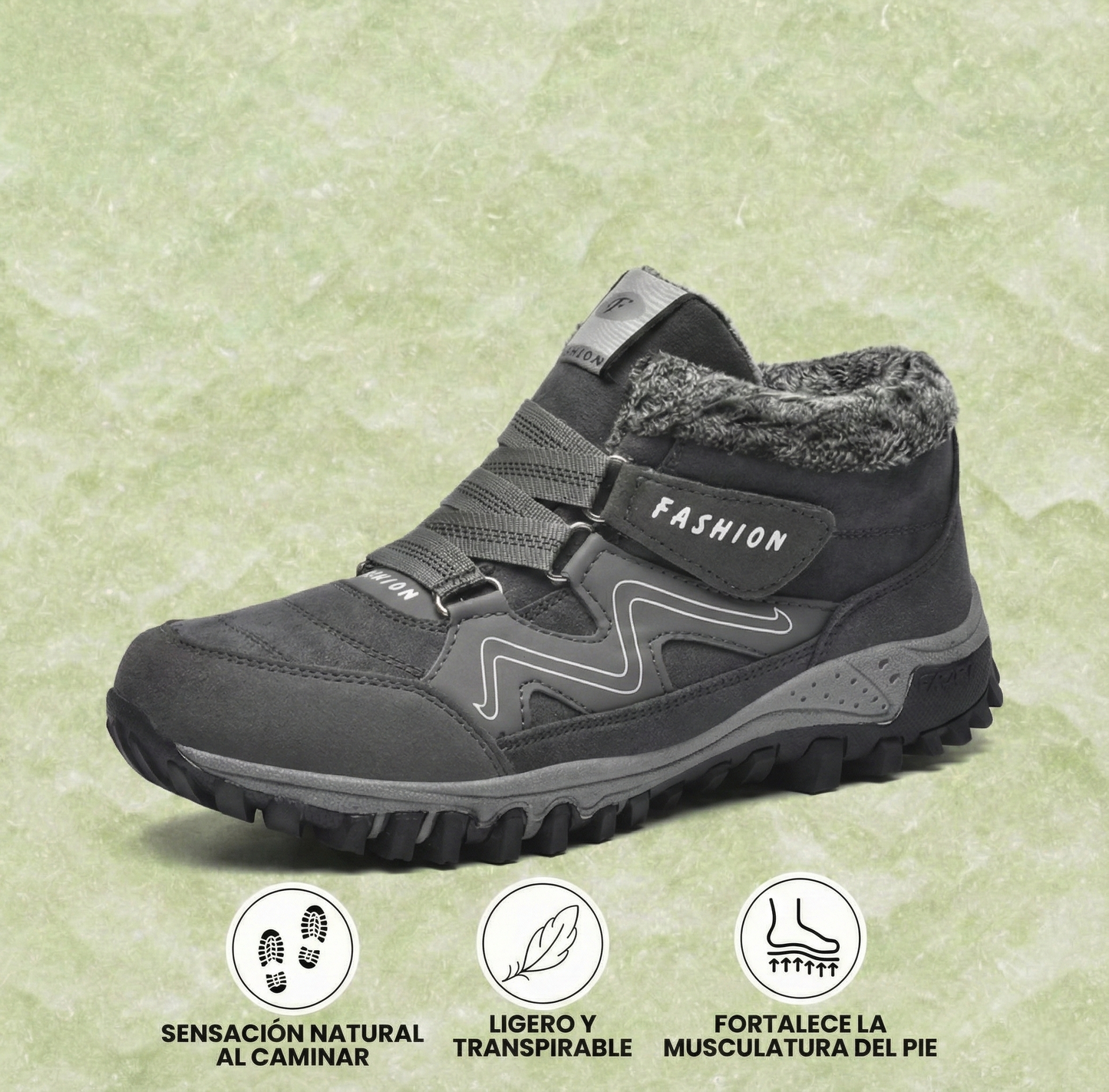 OrthoFit Winter: Zapato ergonómico, impermeable y antideslizante para aliviar el dolor.