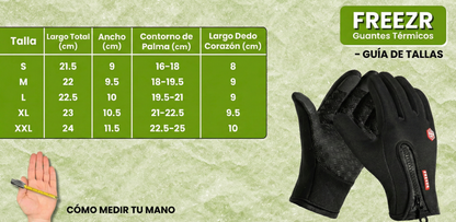 Guantes térmicos FREEZR – Perfectos para cualquier aventura
