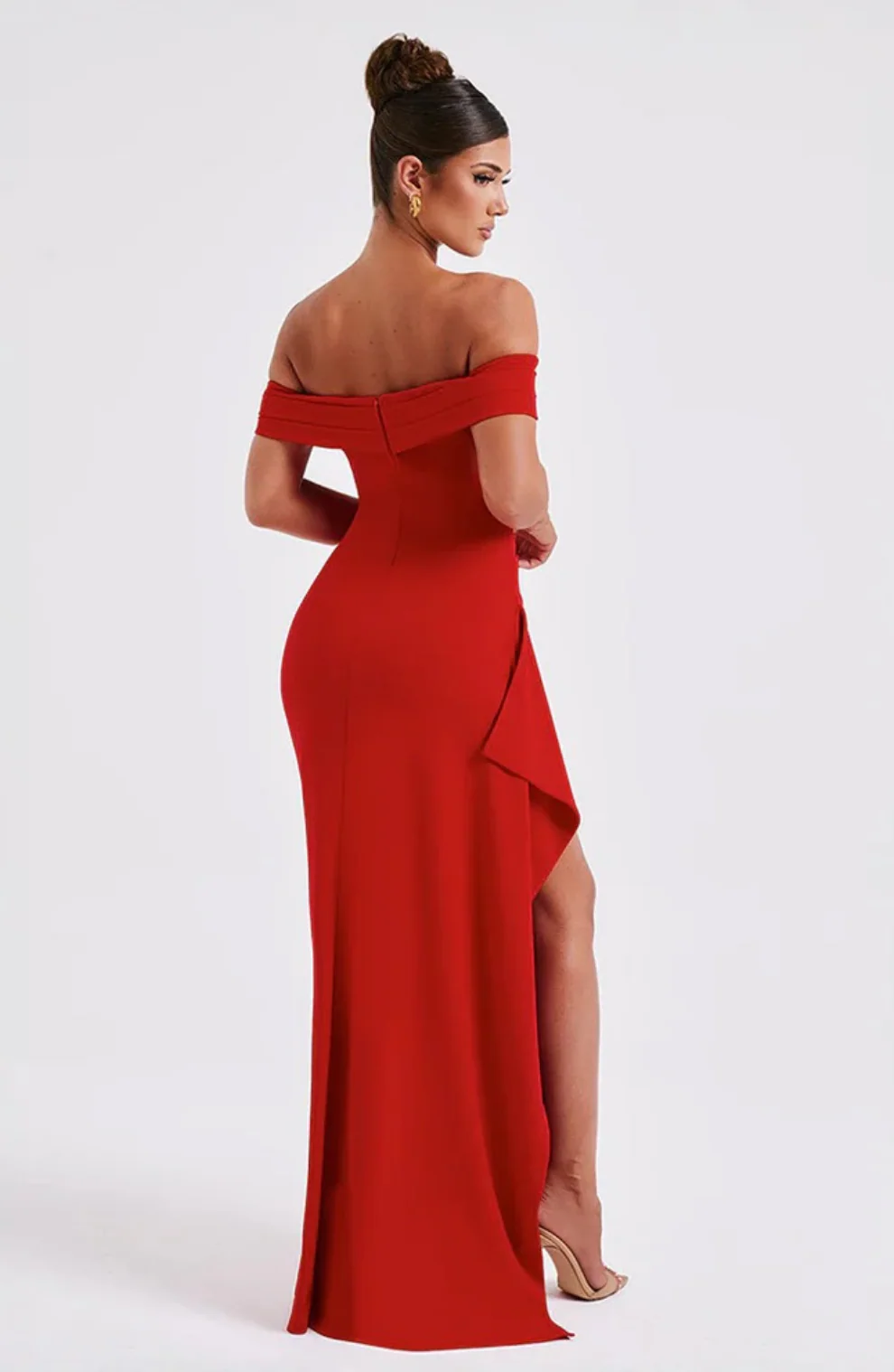 Elisa - Vestido Maxi de Lujo Esculpido