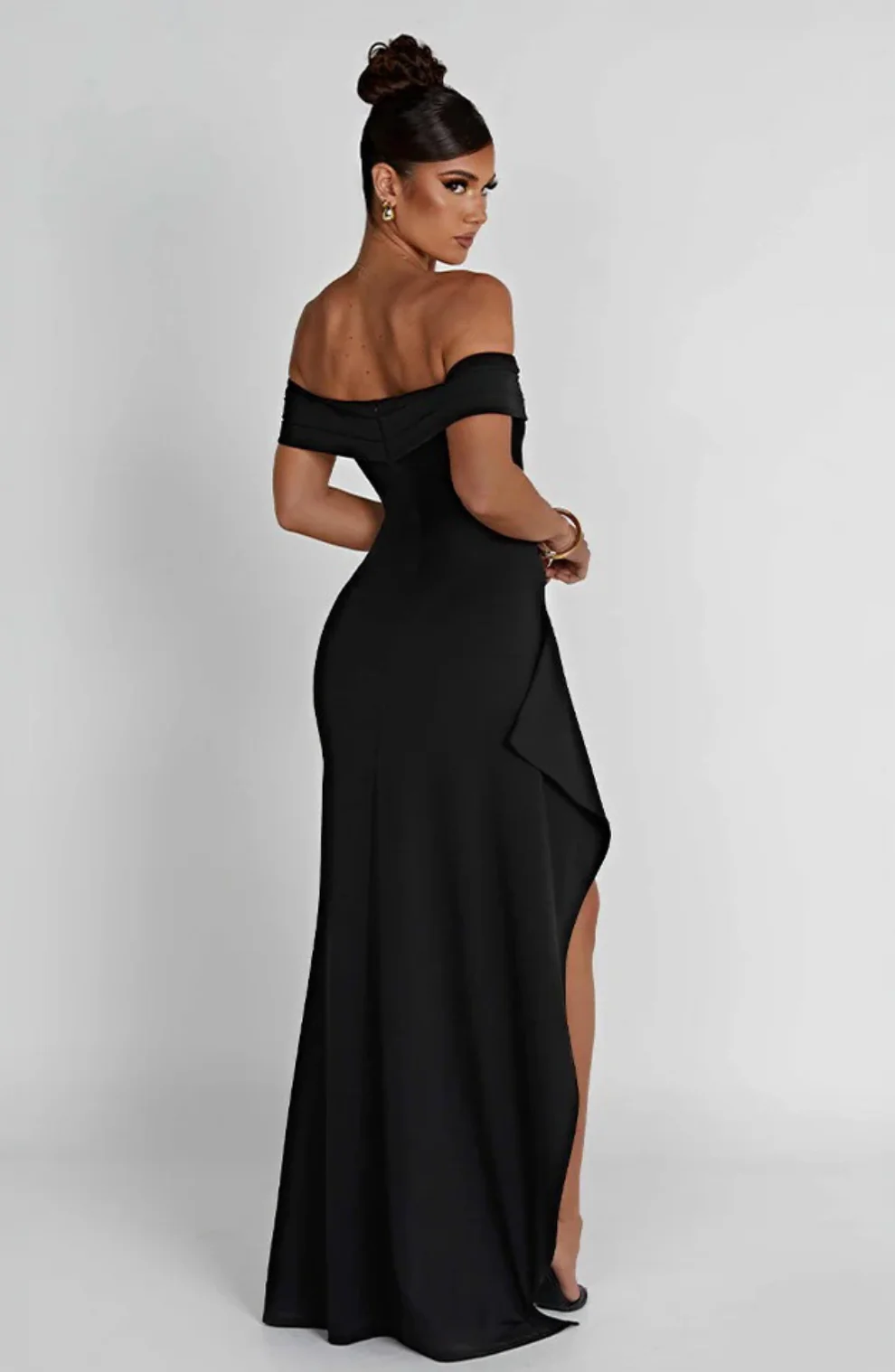 Elisa - Vestido Maxi de Lujo Esculpido