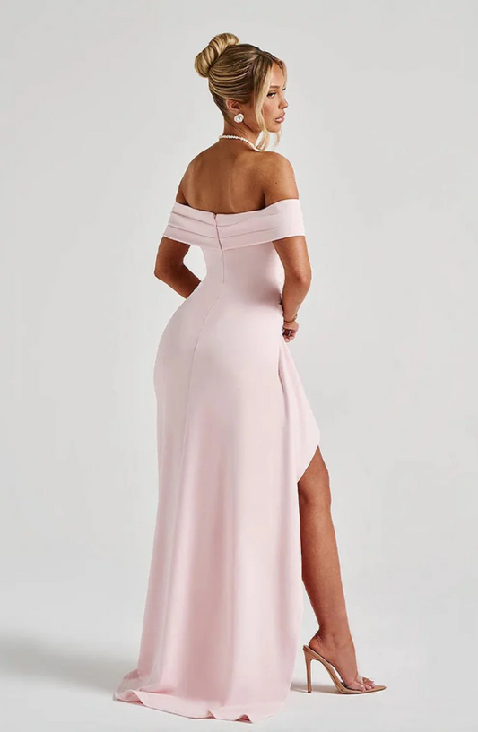 Elisa - Vestido Maxi de Lujo Esculpido