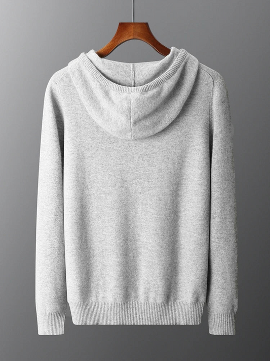 Sirlus - Sudadera con capucha de lana merina